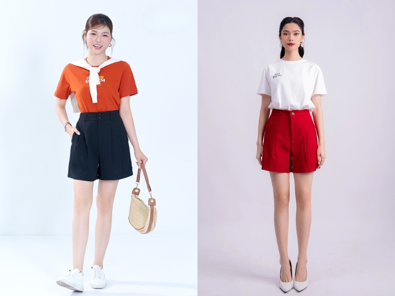 cách chọn size quần short nữ