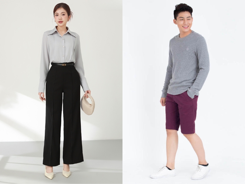áo xám phối quần màu gì