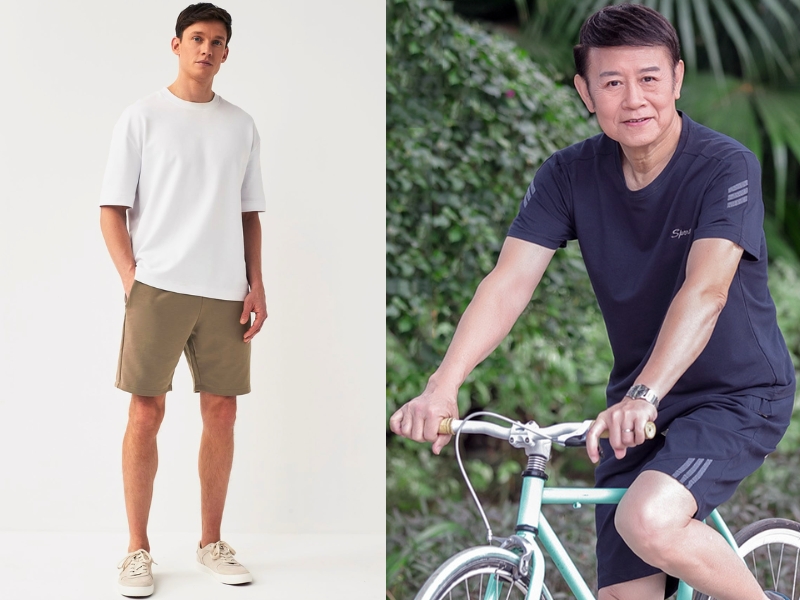 quần short nữ trung niên