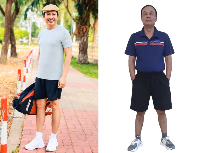 quần short nam trung niên