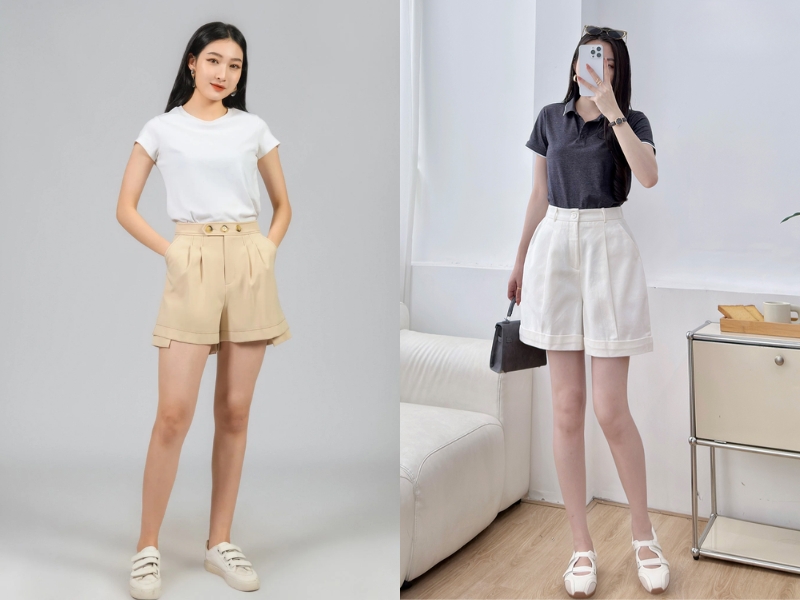 bảng size quần short nữ