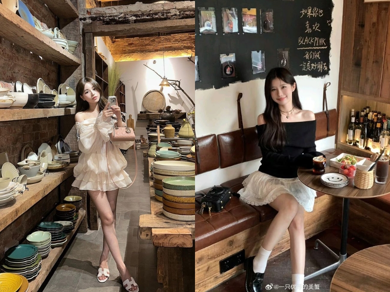 tạo dáng chụp ảnh ở quán cafe cho nữ