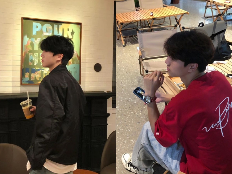 các kiểu chụp hình ở quán cafe cho nam