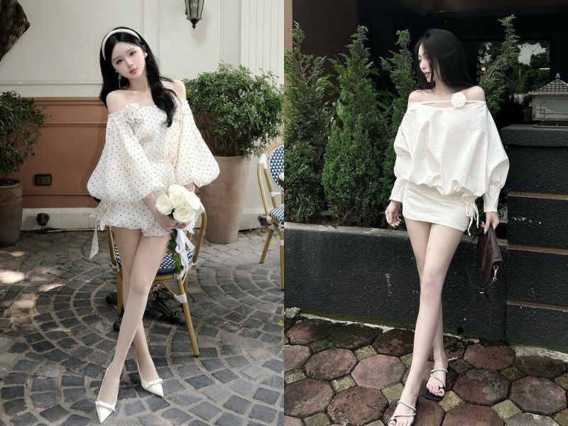 cách tạo dáng chụp ảnh đẹp khi mặc váy ngắn