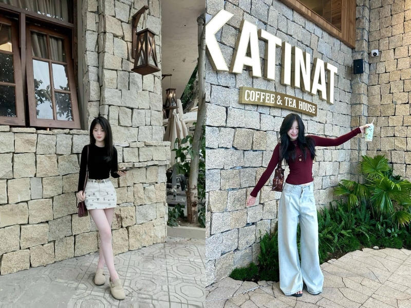 các kiểu chụp hình đẹp cho nữ ở quán cafe