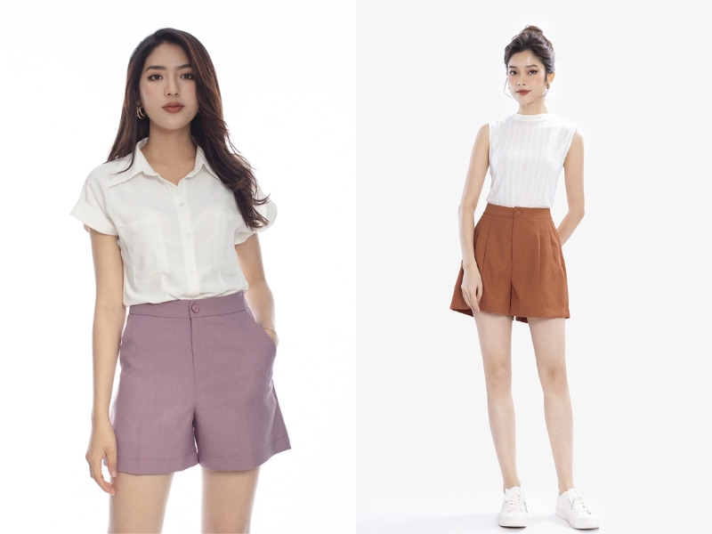 bảng size quần short nữ