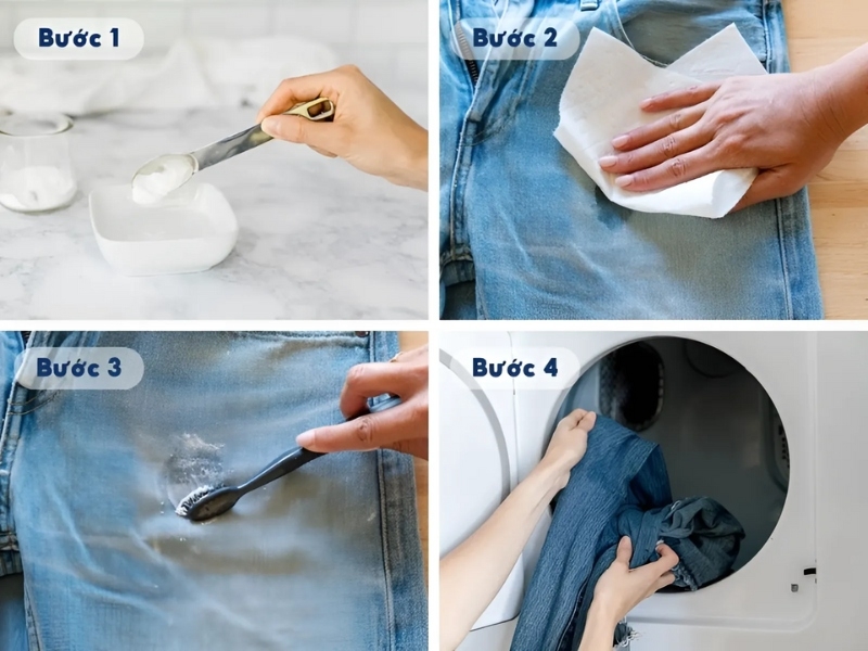 tẩy quần áo màu