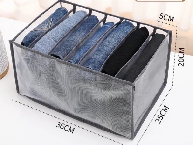 cách gấp quần short jean
