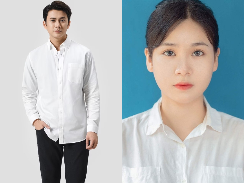 chụp ảnh căn cước mặc áo gì