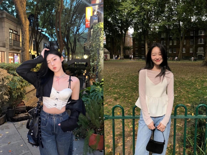 cách mặc dây áo trong suốt