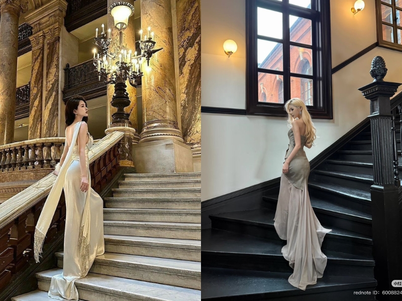 cách tạo dáng chụp ảnh đẹp khi mặc váy