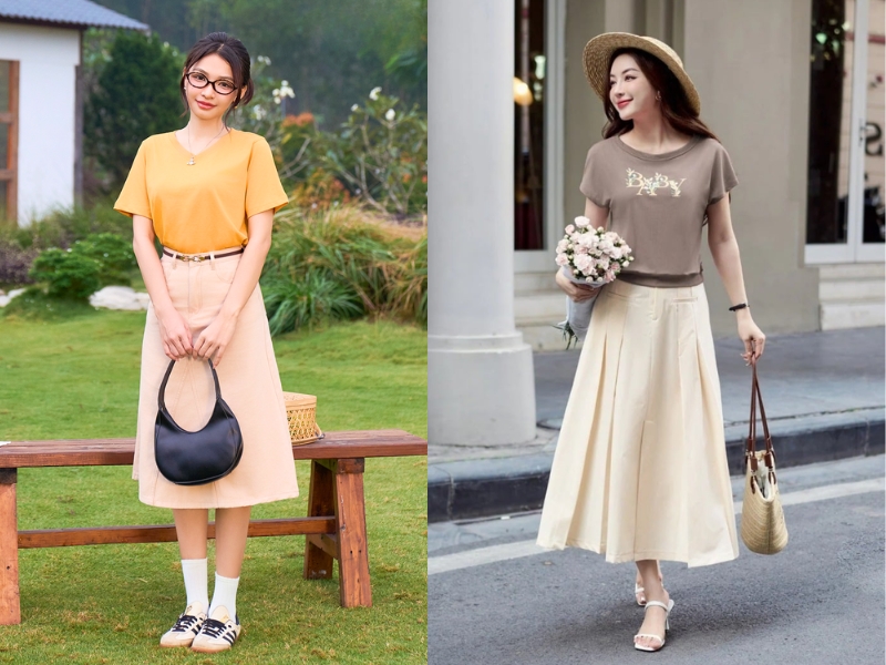 phối đồ nữ mùa hè