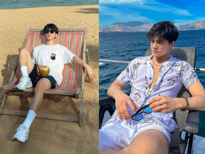 cách chụp ảnh ngoài biển cho nam