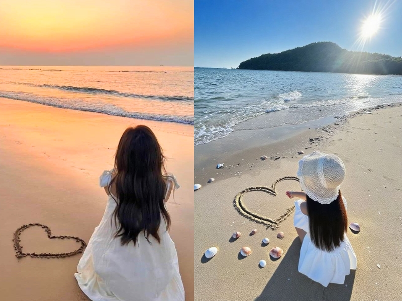 cách tạo dáng ở biển cho nữ