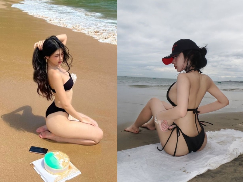 các kiểu tạo dáng khi mặc bikini