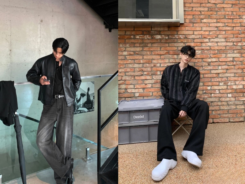 áo thun đen mặc với quần màu gì nam