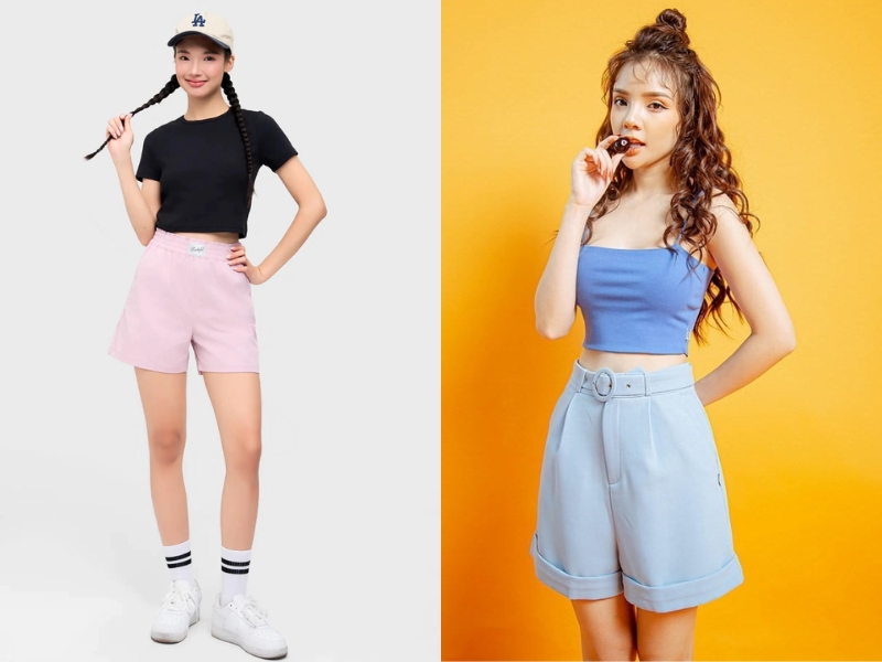 bảng size quần short nữ