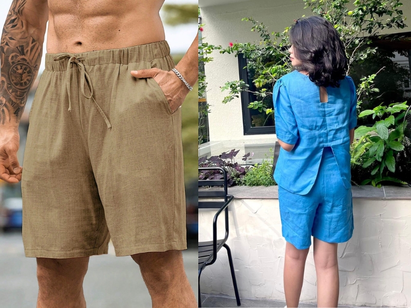 quần short nữ trung niên