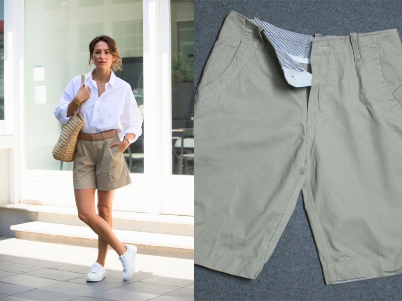 quần short nữ trung niên