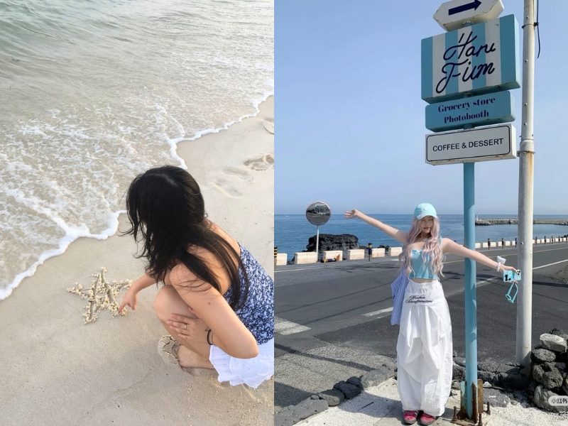 cách chụp ảnh đẹp khi đi biển cho nữ