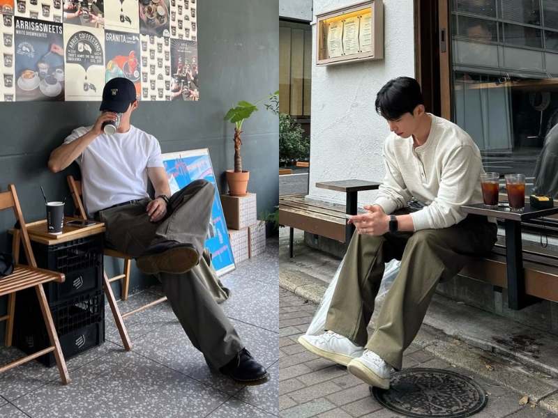 tip chụp ảnh quán cafe cho nam