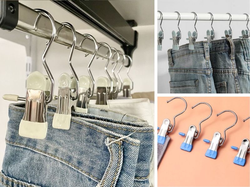 cách gấp quần short gọn