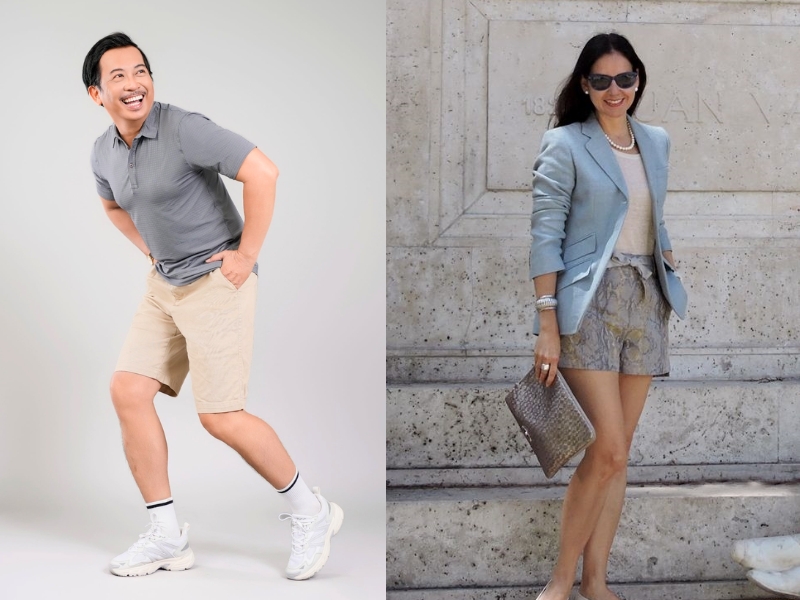 quần short nữ trung niên