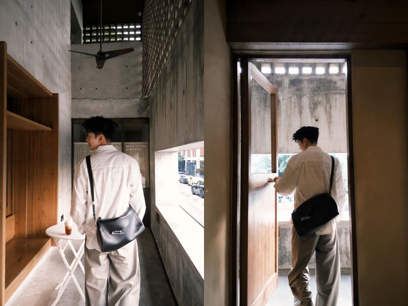 tip chụp ảnh quán cafe cho nam