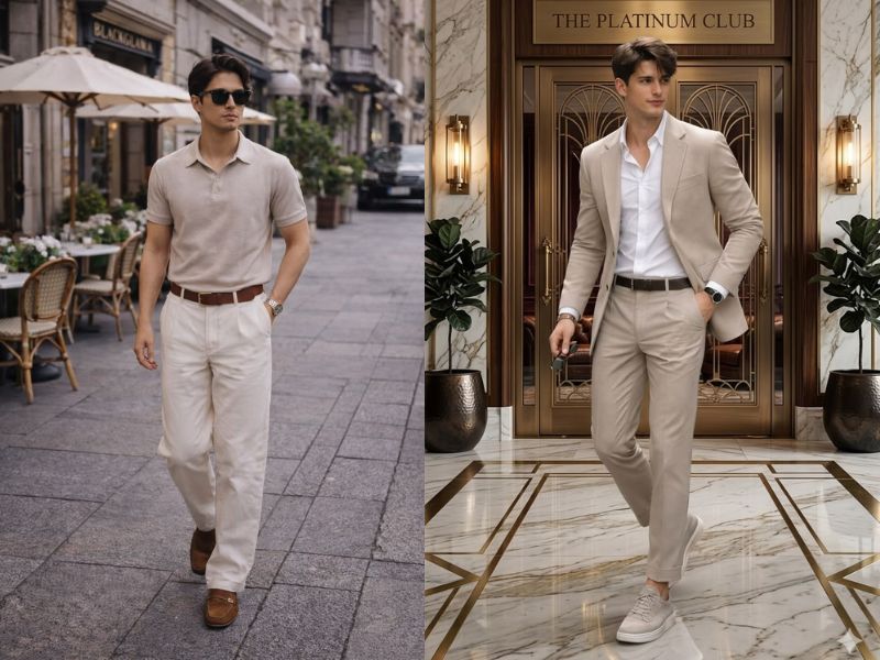 cách đeo thắt lưng