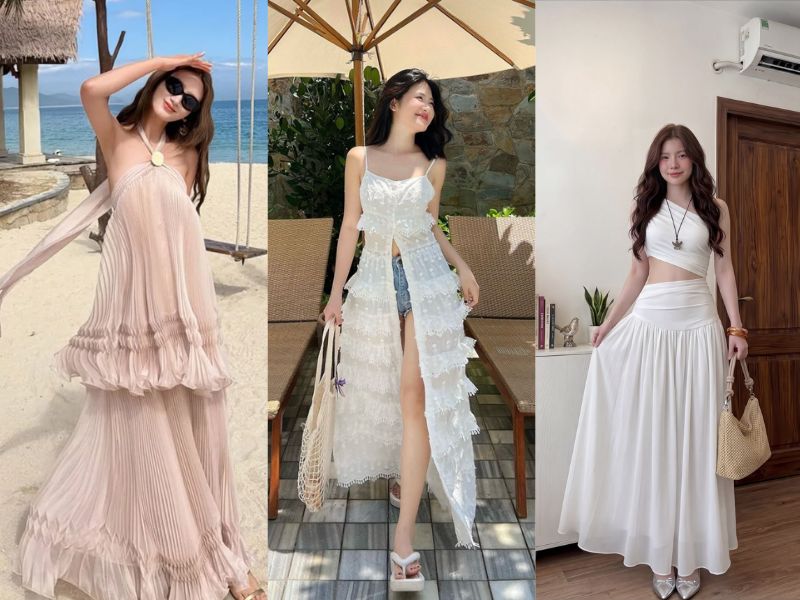 những kiểu váy đi biển đẹp nhất