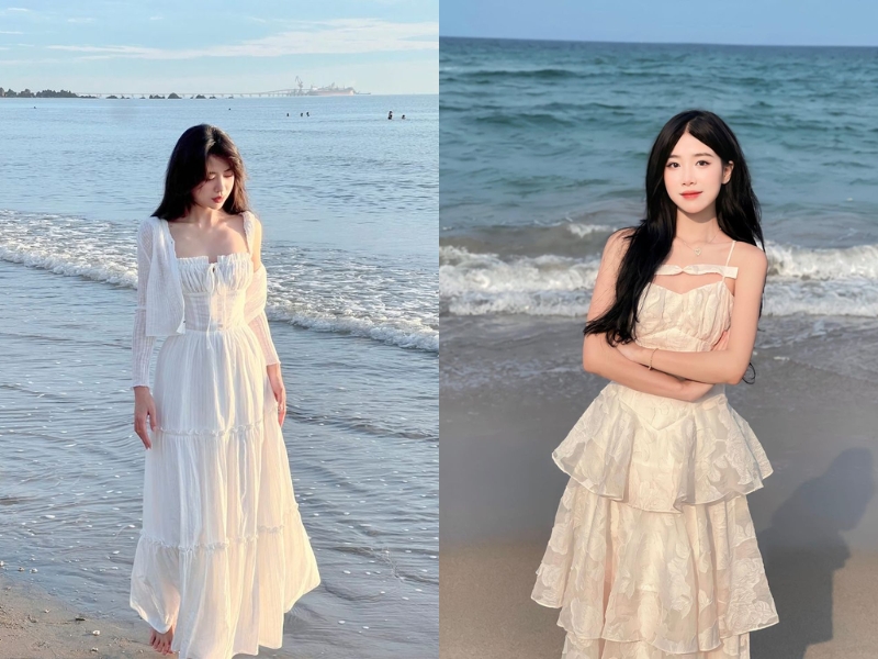 những mẫu đầm đi biển