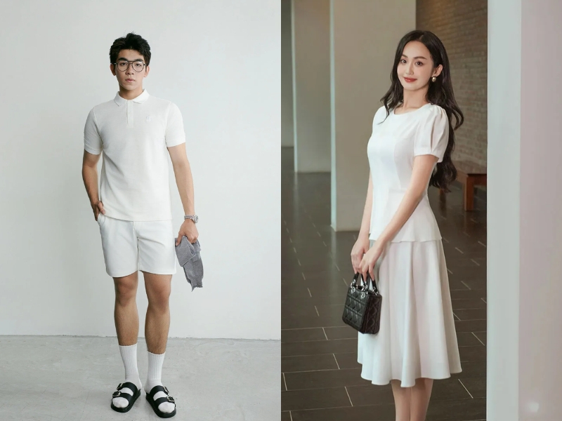 mùa hè nên mặc áo màu gì