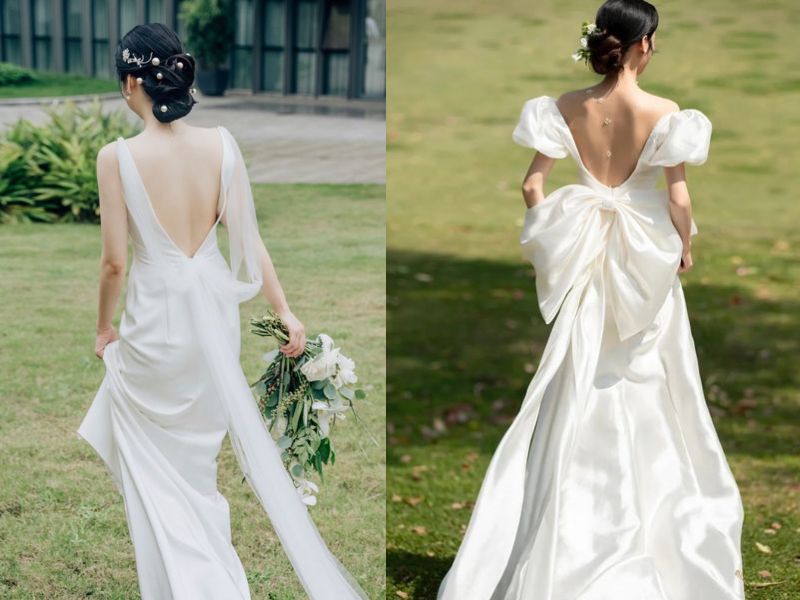 cách thắt nơ váy