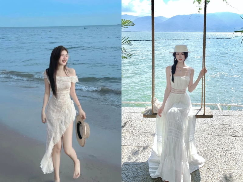 váy maxi đi biển