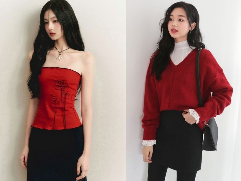 Đỏ đen quyến rũ ấn tượng