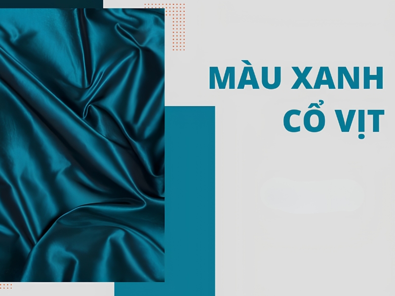 màu xanh cổ vịt