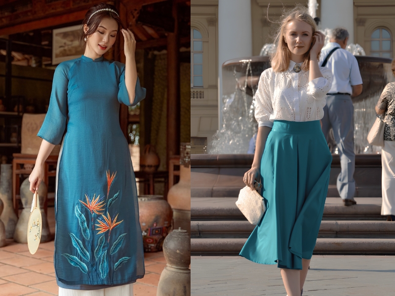 màu xanh cổ vịt