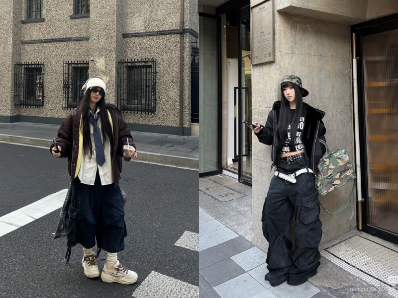 Một Swag Girl với outfit cá tính và năng động