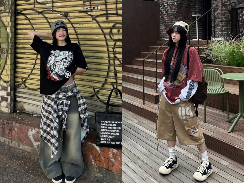 Phong cách Swag Girl với những outfit năng động, cá tính và đậm chất thời trang đường phố