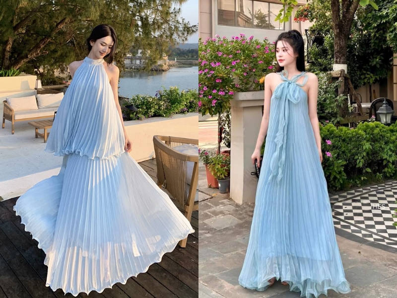 váy maxi đi biển