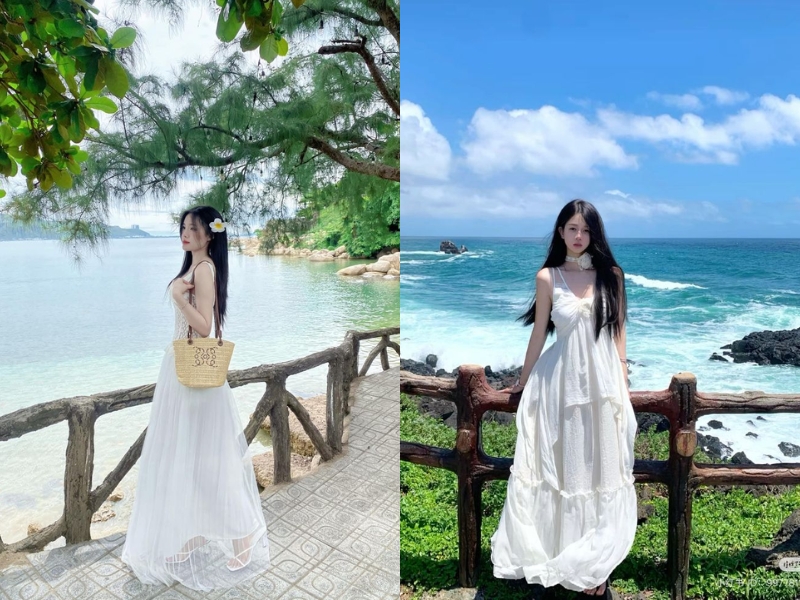 váy maxi đi biển