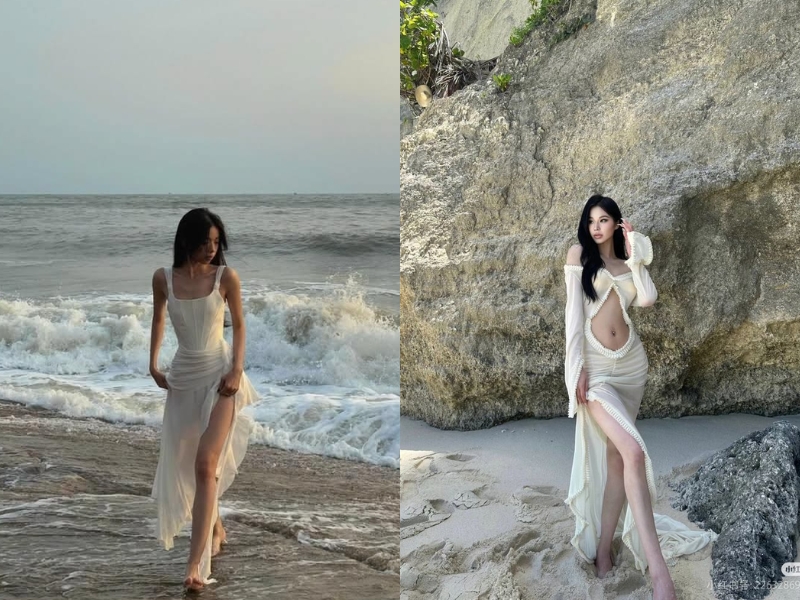 váy maxi đi biển