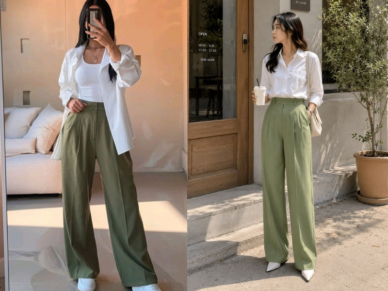 xanh lá mạ
