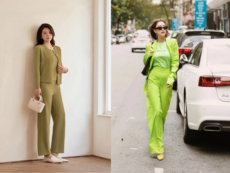 xanh lá mạ