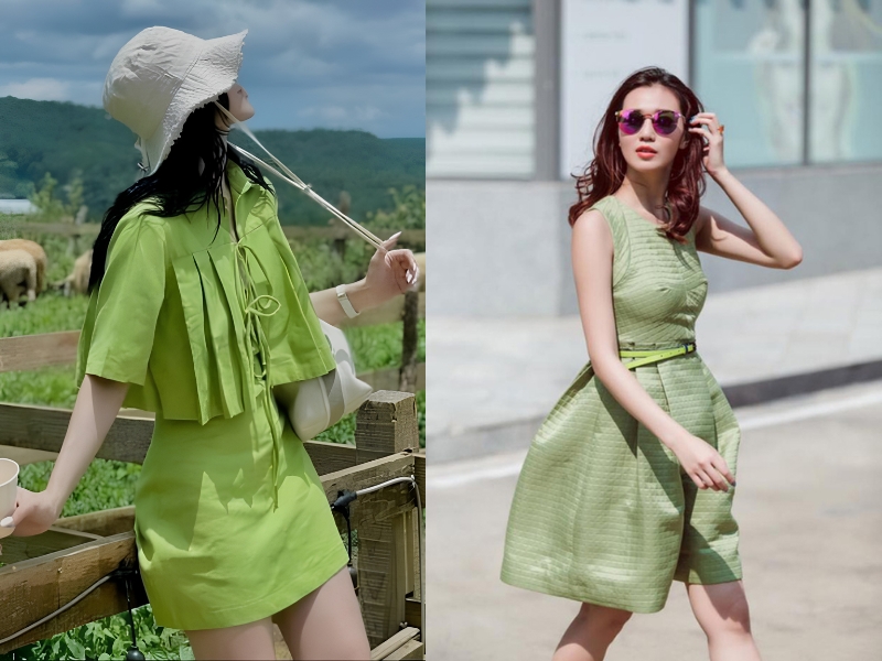 xanh lá mạ