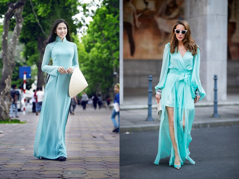 Cách phối này giúp outfit trở nên đồng nhất, thời thượng