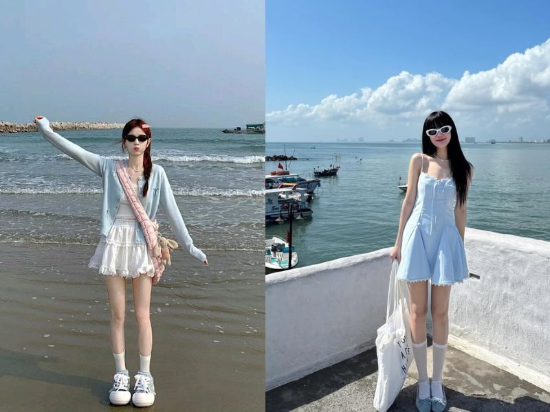 xanh dương pastel
