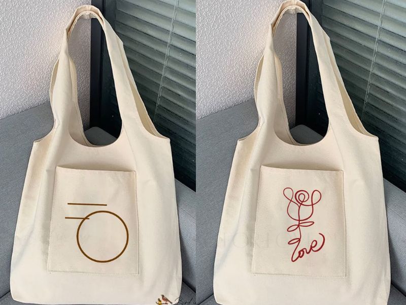 Túi tote canvas đơn giản