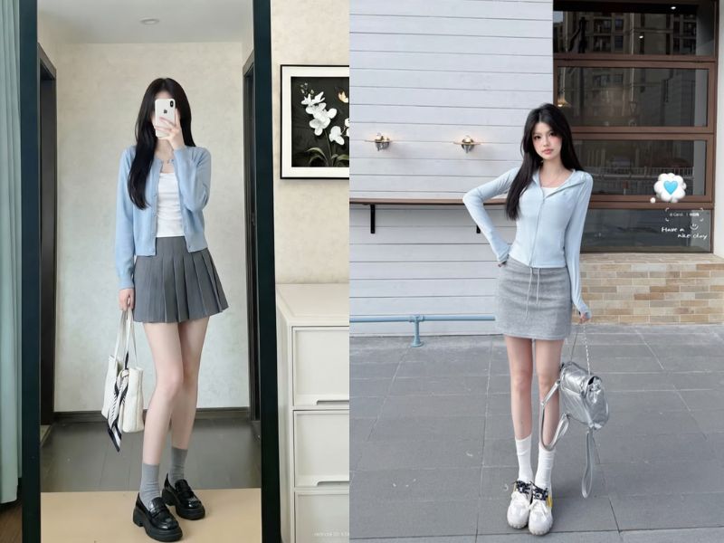 xanh dương pastel
