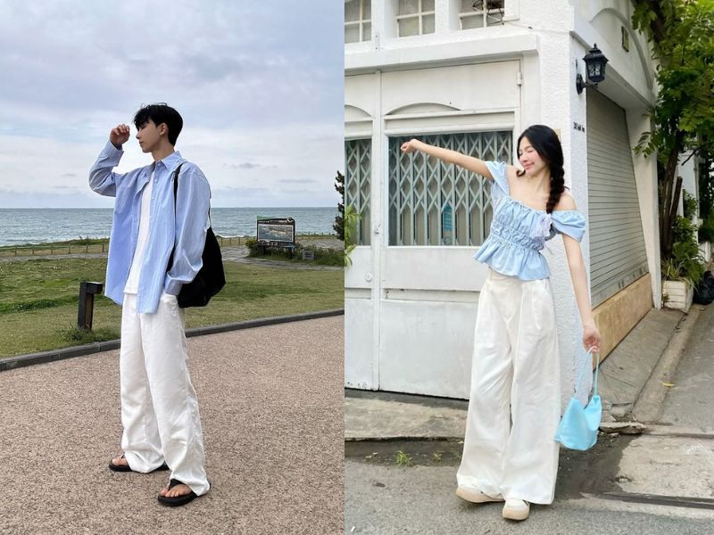 xanh dương pastel